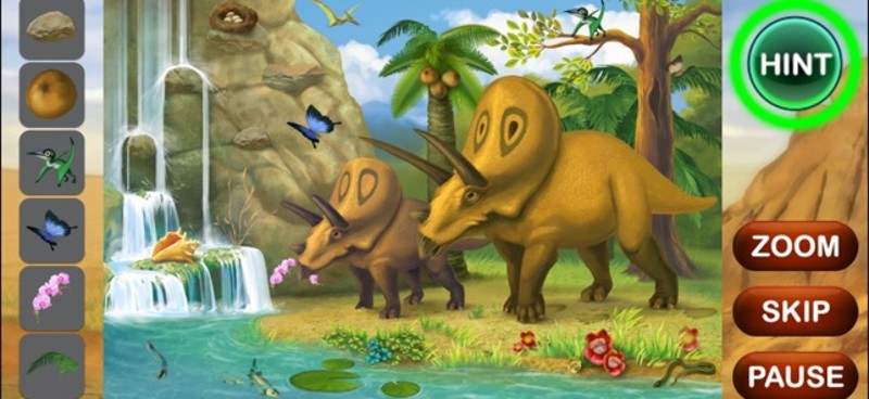 Dinosaurs Hidden Objects Image
