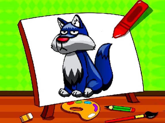 Easy Kids Coloring Walfs Image