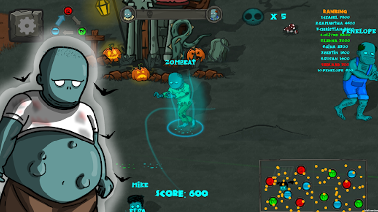 Zombeat.io - zombie io game screenshot