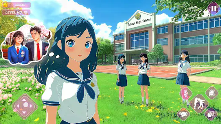 Romantic Love Life Anime Games screenshot