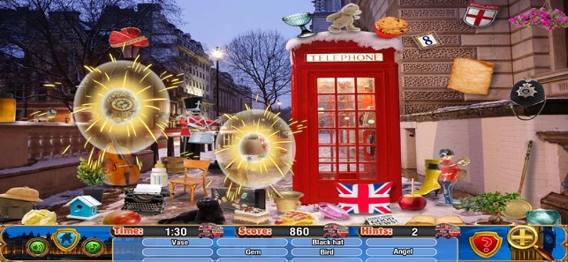 Hidden Objects London Spy Time screenshot