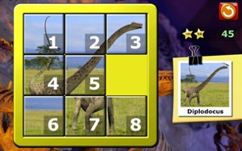 Kids dinosaur puzzles and number games Image