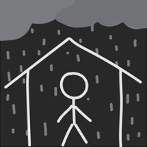 PERSON IN THE RAIN Image