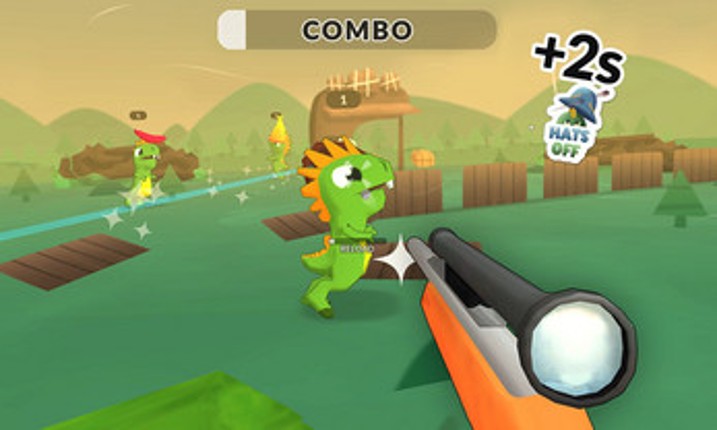 Sniper vs Dinosaur Image