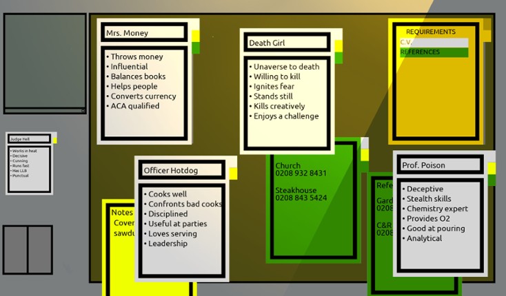 SUPERHERO RECRUITMENT SIMULATOR screenshot