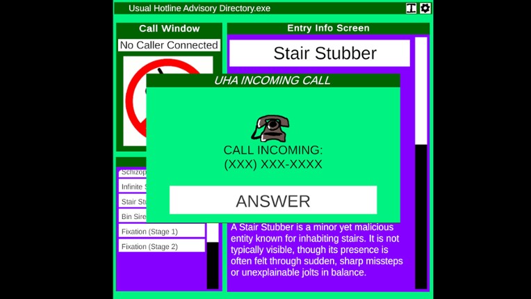 Un-Usual Hotline screenshot