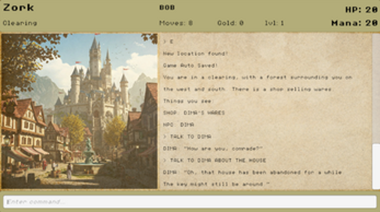 Vion: A Text Adventure Game Image
