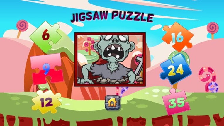 Zombie Ghost Jigsaw Puzzle For Toddlers And Kid Image