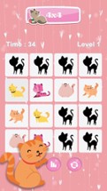 Cute Little Kitten Find Matching Game Image