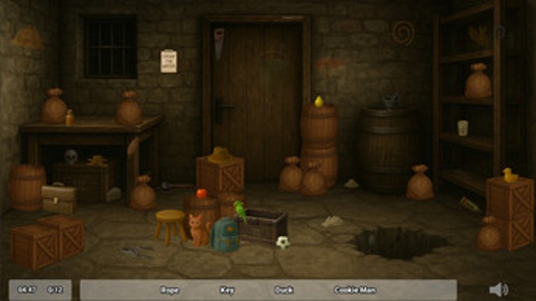 Escape From Grandma’s Basement - Hidden Object Image