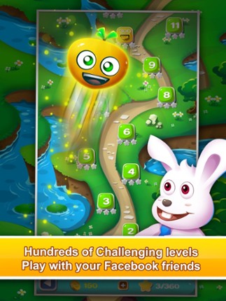 Fruit Splash Extreme: FREE Fruit Line Connect Match-3 Puzzle Game screenshot
