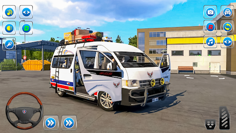 Van Driving Offroad Game 3D Image