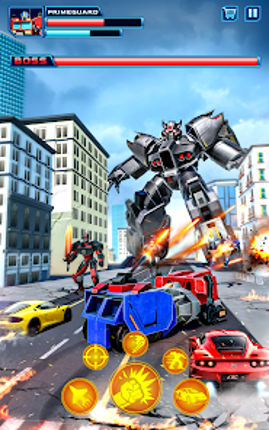 Robot Car Transform Fight Game screenshot