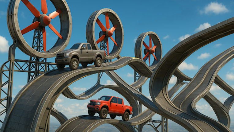 Impossible Ramp Car Stunt 3D Image