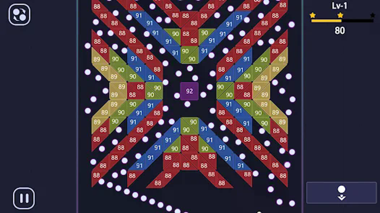 Bricks Breaker - brick game screenshot