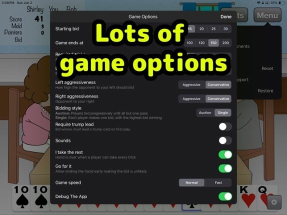 Pinochle Pro screenshot