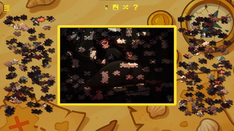 Pirate Temptation - Naughty Jigsaw Image
