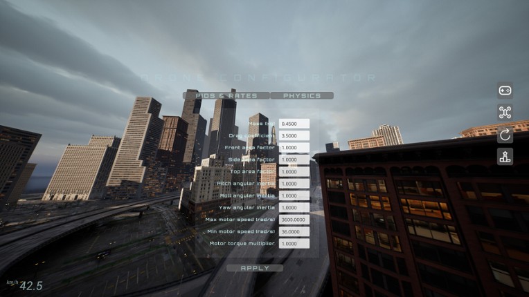 FPVSIM Drone Simulator screenshot