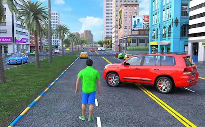 Crazy Prado Parking Car Games screenshot
