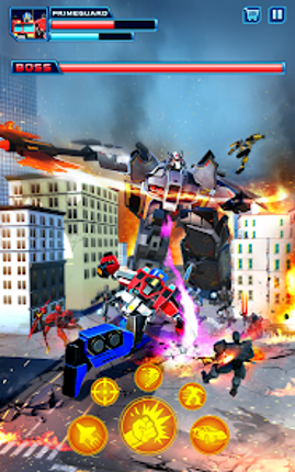 Robot Car Transform Fight Game screenshot