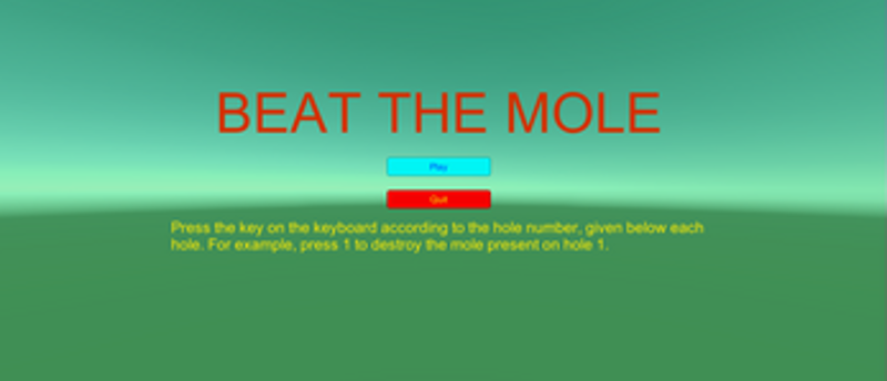 BEAT THE MOLE  3D Image