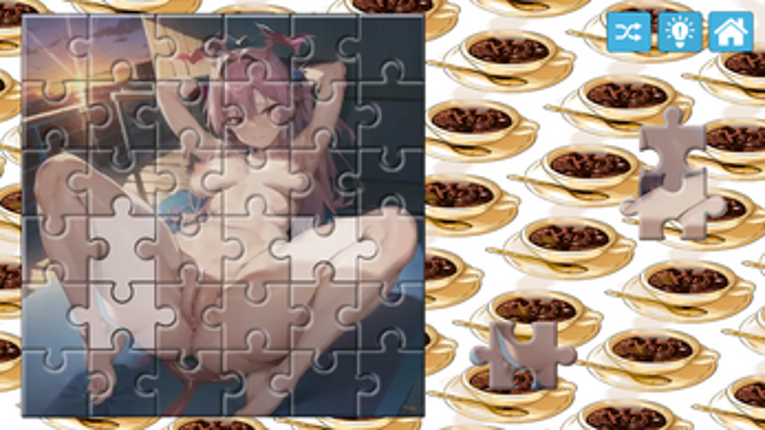 Hentai Jigsaw Puzzle AI: Devil Girl screenshot