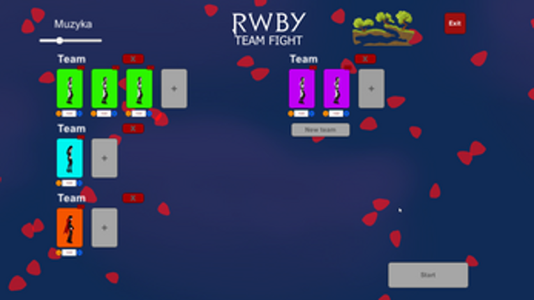 RWBY team fight Image