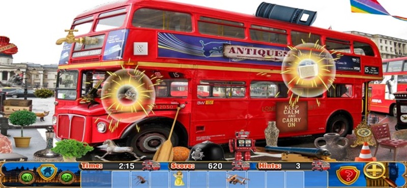 Hidden Objects London Spy Time screenshot