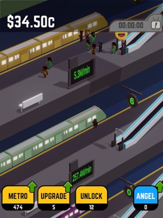 Hyper Metro: Idle Game screenshot