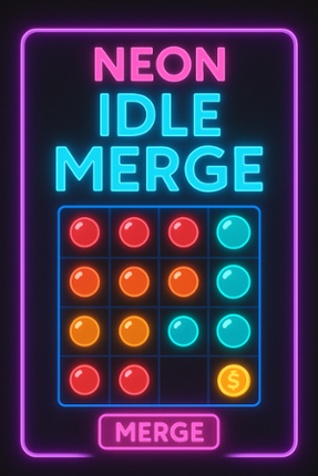 Neon Idle Merge – HTML5 Merge Template (Orb Fusion + Passive Income) Image
