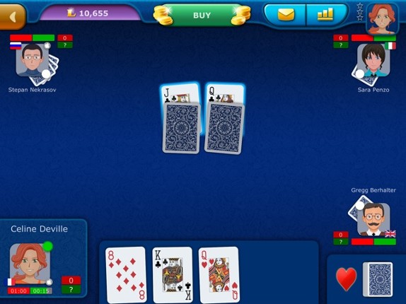 Online Bura LiveGames screenshot