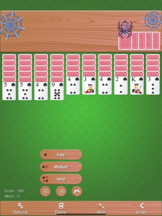Relaxed Spider Solitaire screenshot