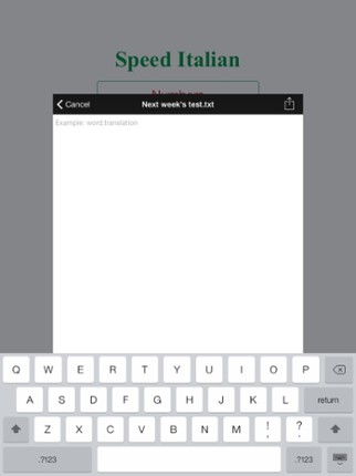 Speed Italian screenshot