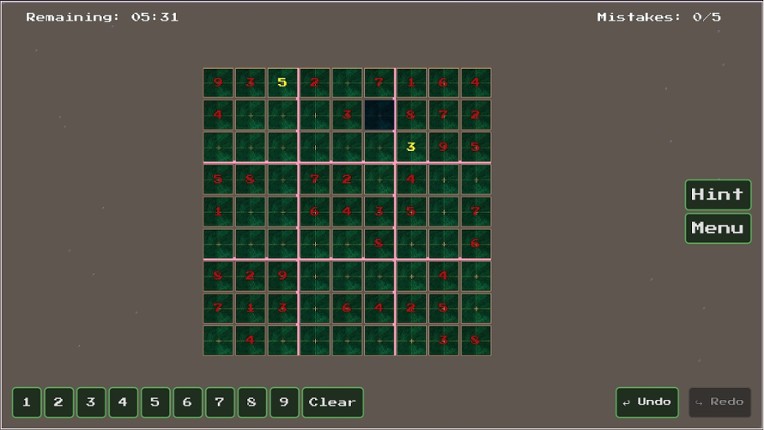 Sudoku Bactron screenshot