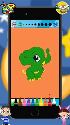 Baby Animals Kids Coloring Book For kindergarten and toddler screenshot
