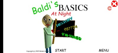 Baldi's Basics At Night Android Port Image