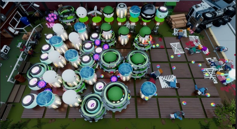 Ball Army vs Zombie screenshot