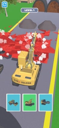 Bulldozer Race 3D screenshot