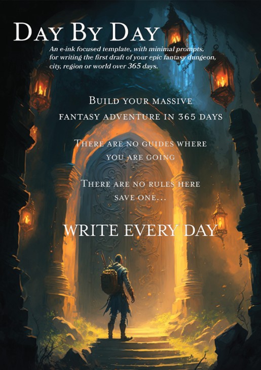 Games like Day by Day - Worldbuilding templates for e-ink notebooks and devices.