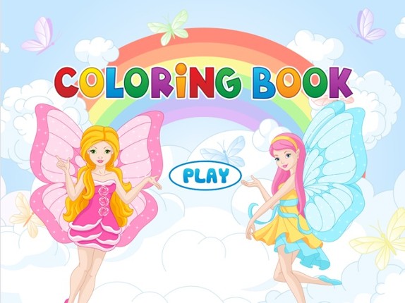 Fairy Coloring Book - Painting Game for Kids screenshot