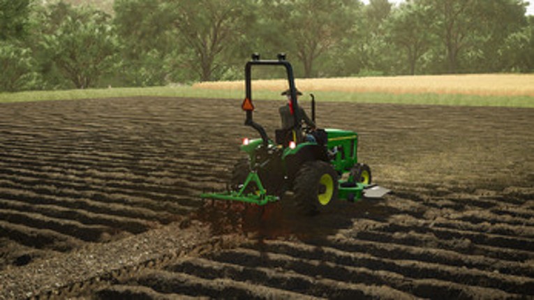 FS25 John Deere 4100 Compact Tractor and Deck Image