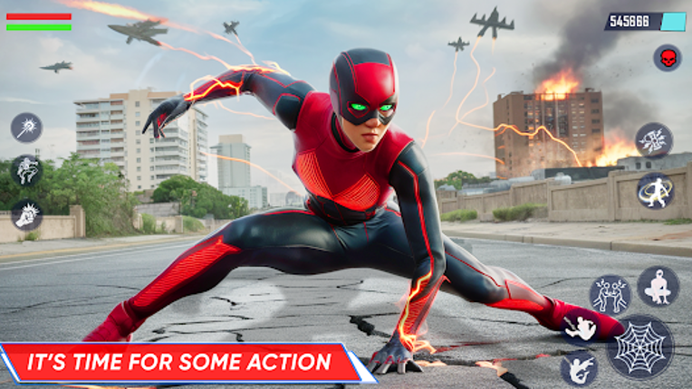 Cyber Rope Hero in Spider Game screenshot