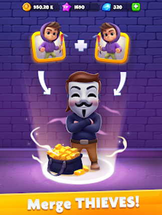 Merge Robbers: Idle Merging screenshot