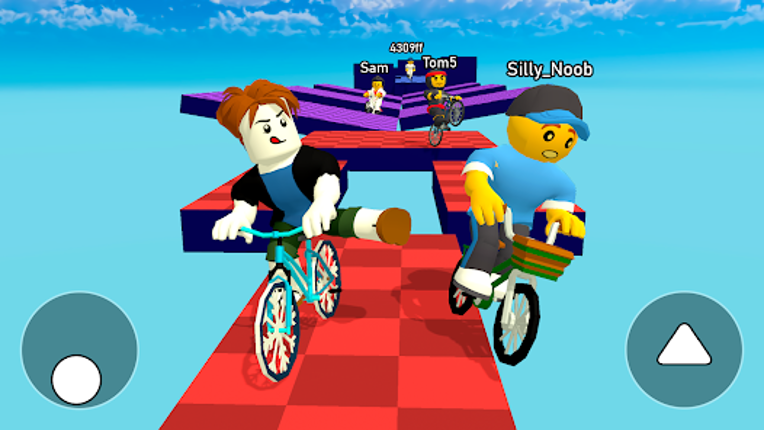 Obby bike: Parkour Adventure screenshot