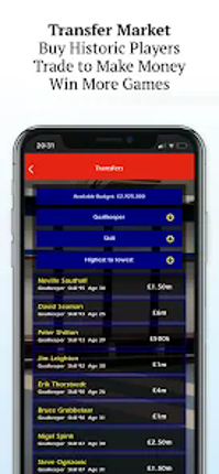 Retro Football Management screenshot