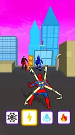 Web Shot: Rope swing hero game screenshot