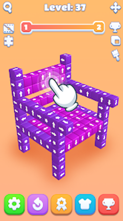 Cube Away 3D: Tap block out Image