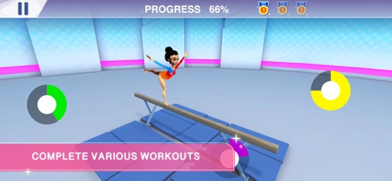 Gymnastics Training 3D: Master Image