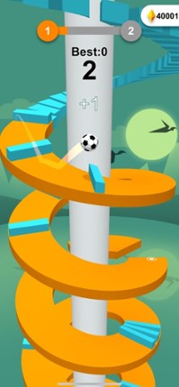 Jump Ball-Bounce On Tower Tile screenshot