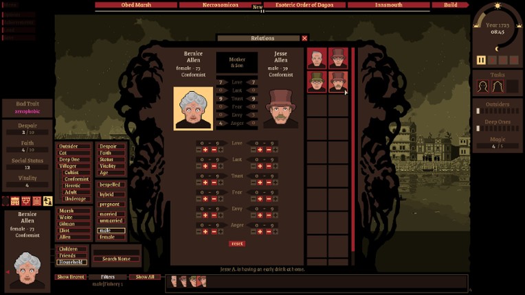 Marry a Deep One: Innsmouth Simulator screenshot